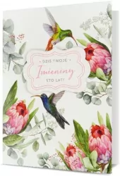 Karnet okolicznościowy B6. Imieniny. Pan Dragon