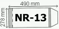 Okładka na podr A4 regulowana nr 13  NARNIA - tantis.pl