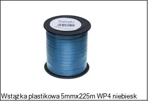 Wstążka plastikowa niebieski 5mmx225m - tantis.pl