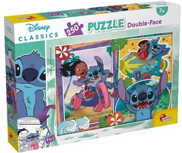 Lisciani. Puzzle Plus 250 Lilo&Stitch - tantis.pl