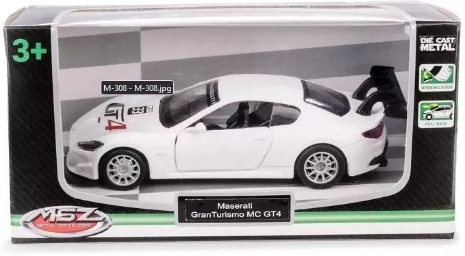 MSZ 1:43 Maserati GranTurismo MC GT4/biały - tantis.pl