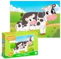 Puzzle 12 Zawsze razem. Krówki - tantis.pl