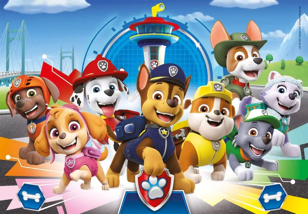 Clementoni. Puzzle 2x60. Paw Patrol - tantis.pl
