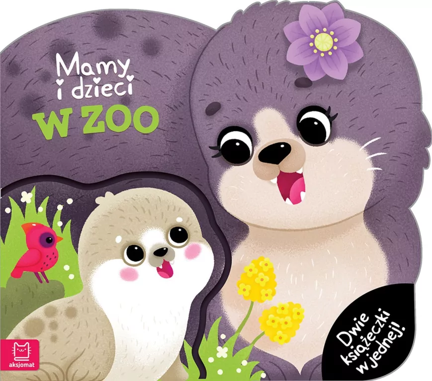 Mamy i dzieci w zoo. Dwie książeczki w jednej - tantis.pl