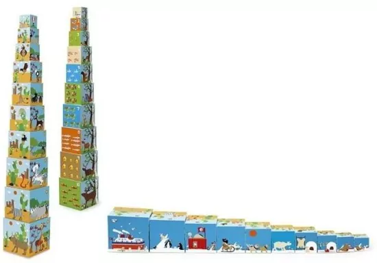 Piramida edukacyjna. Zwierzęta świata