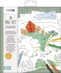 Wypukła malowanka - Dinozaury