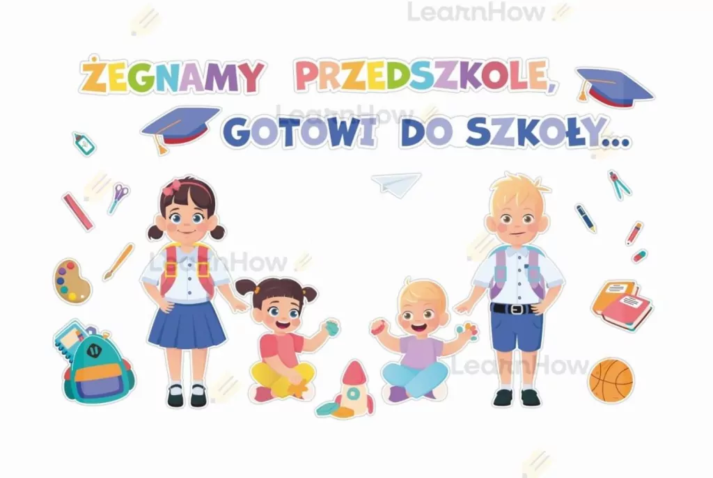 Dekoracja klasowa - Żegnamy przedszkole... 24el - tantis.pl