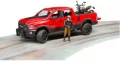 Bruder. Auto Dodge RAM 2500 Power Wagon z motocyklem Ducati, 02502 - tantis.pl