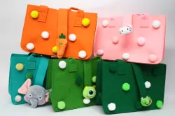 Torebka filcowa 20X30 cm, mix