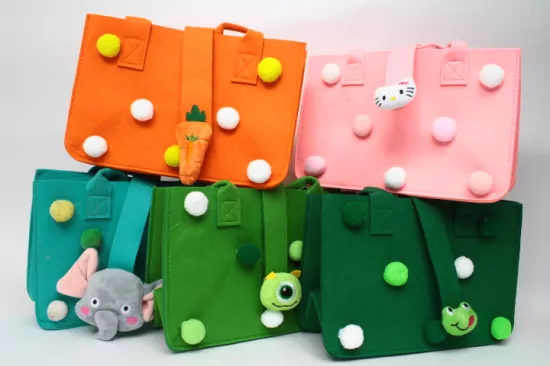 Torebka filcowa 20X30 cm, mix