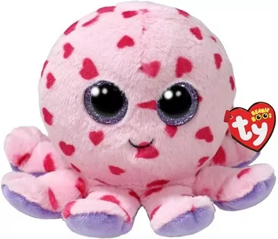 Beanie Boos Bubbles - Różowa ośmiornica 15cm - tantis.pl
