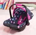 Fotelik samochodowy dla lalek z baldachimem Deluxe - tantis.pl