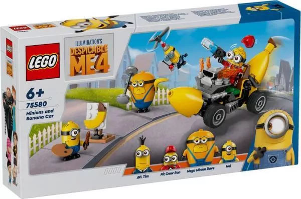 LEGO® Minionki. Minionki i bananowóz 75580 - tantis.pl