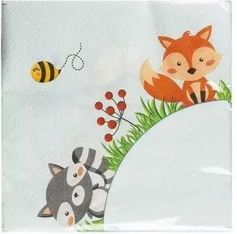 Serwetki. Leśne zwierzątka - tantis.pl