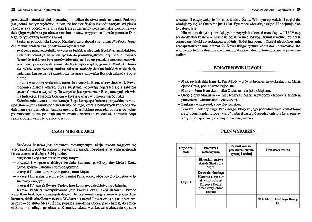 Nie-Boska komedia. Wydanie z opracowaniem i streszczeniem - tantis.pl