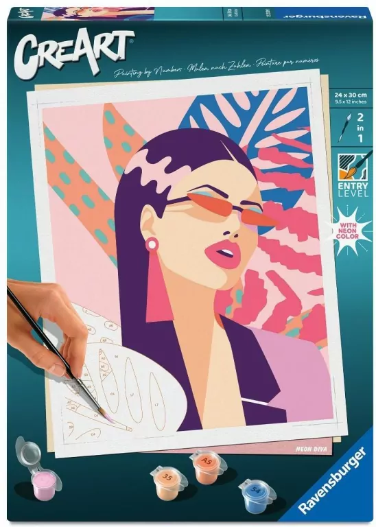 CreArt Neon Pink Lady - tantis.pl