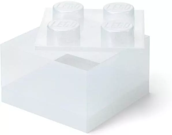 LEGO(R) pojemnik klocek czwórka transparentny - tantis.pl