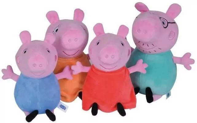 Świnka Peppa. Maskotki pluszowe 16-20cm mix - tantis.pl