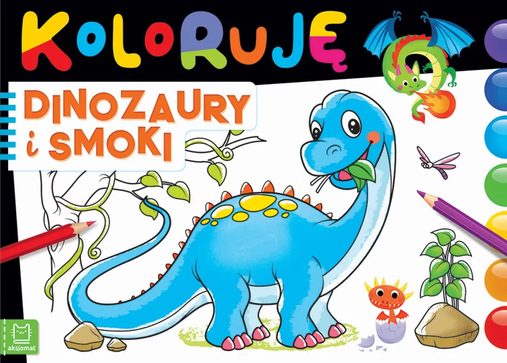 Koloruję. Dinozaury i smoki - tantis.pl
