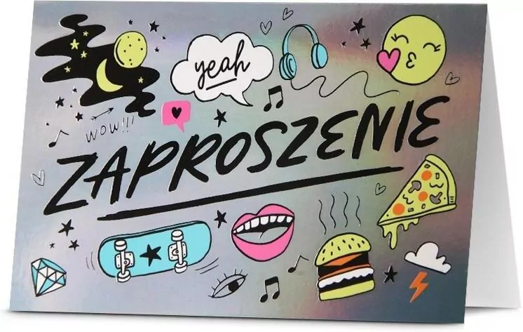 Zaproszenie Uniwersalne (5szt) - tantis.pl