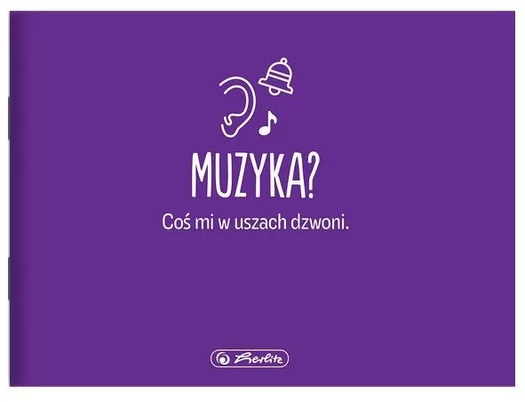 Zeszyt do nut A5/16K pięciolinia Muzyka (20szt) - tantis.pl
