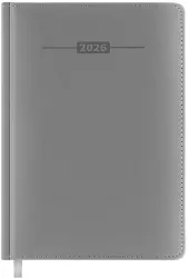 Kalendarz książkowy 2026 A5 szary EASY