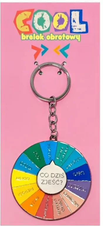 Brelok obrotowy cool. Co dziś zjeść? - tantis.pl