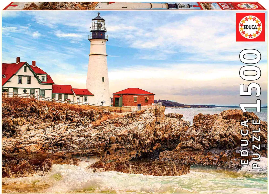 Puzzle 1500 elementów Latarnia na szkle - tantis.pl