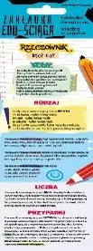 Zakładka edu-ściąga. Rzeczownik - tantis.pl