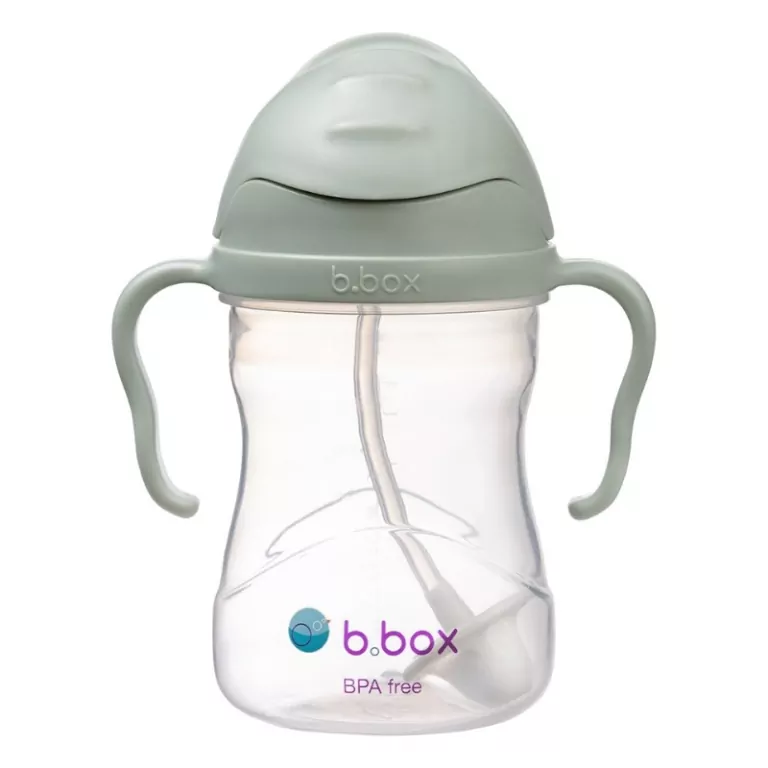 Bidon ze słomką, 240 ml, Sage - tantis.pl