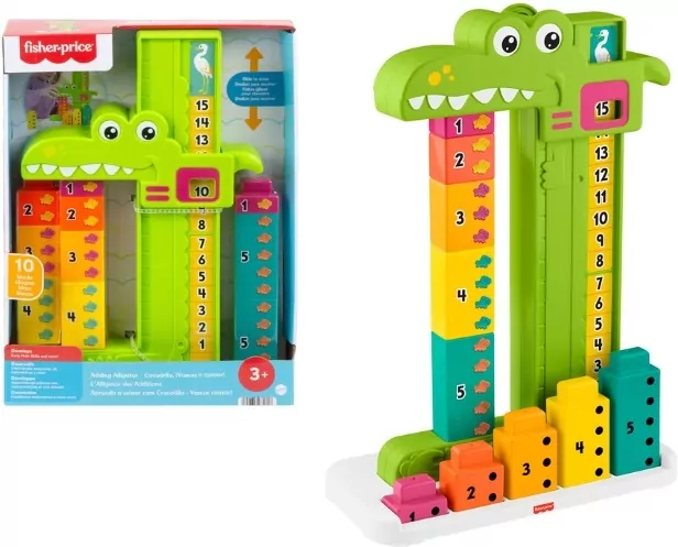 Fisher-Price Aligator Dodający - tantis.pl