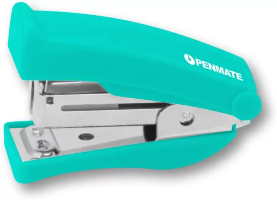 Zszywacz mini, zielononiebieski