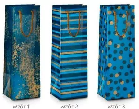 Torba prezentowa Grand Deep Blue 36x12x10cm MIX - tantis.pl