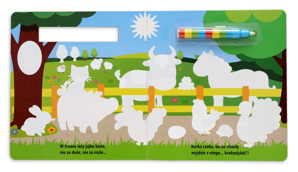 Flamaster wodny. Zwierzęta z podwórka - tantis.pl