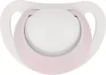 NUK. Star. Smoczek 0-6 miesięcy. Biało- różowy - tantis.pl