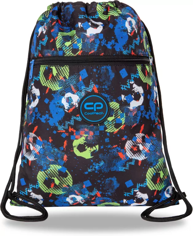Worek na buty Coolpack VERT FOOTBALL BLUE - tantis.pl
