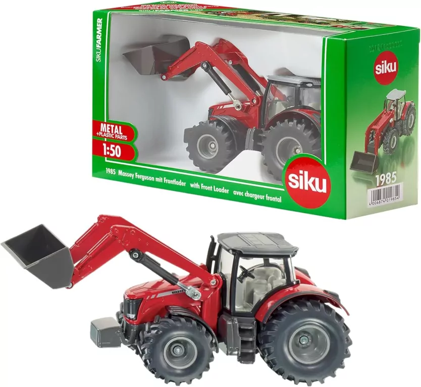 Siku Farmer. Traktor Massey Ferguson z ładowarką - tantis.pl
