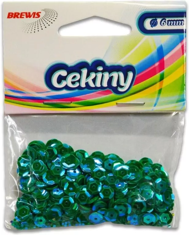 Cekiny tęczowe T 100 ciemno zielony - tantis.pl