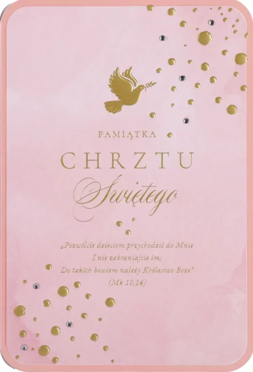 Karnet B6 Chrzest - tantis.pl