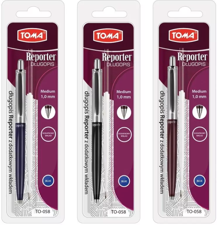 Długopis Reporter. 1 sztuka - tantis.pl