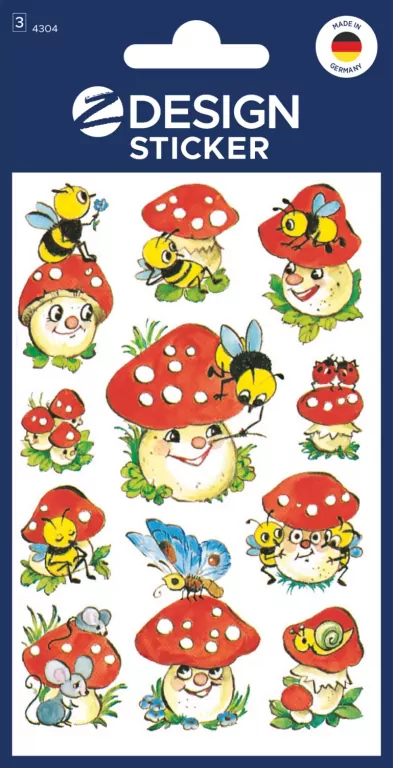 Naklejki papierowe. Muchomorki - tantis.pl
