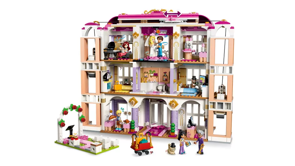 LEGO® Grand Hotel w mieście Heartlake 42704 - tantis.pl