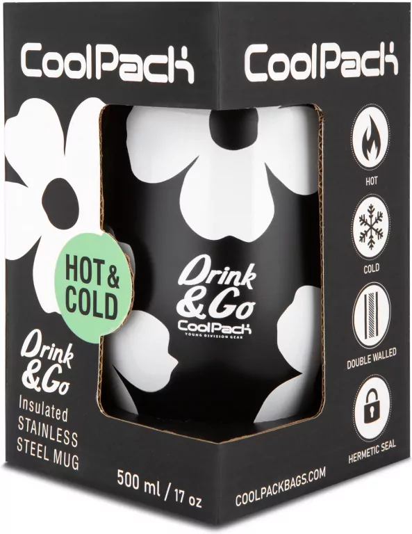 Kubek termiczny 500ml Coolpack Coffee Mug Miss Flores Jasmi - tantis.pl