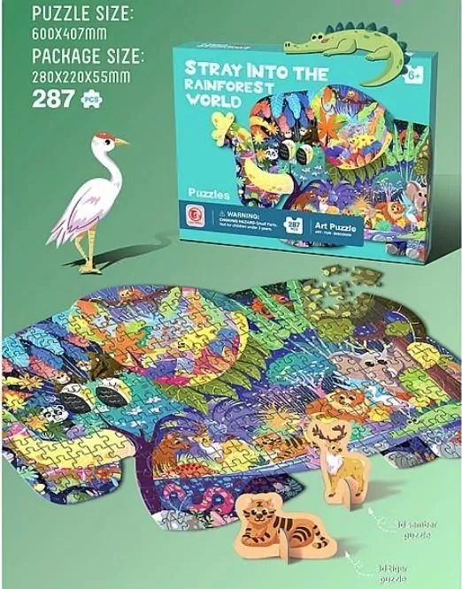 Puzzle 287 las deszczowy - tantis.pl