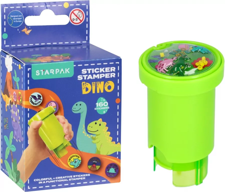 Stempel z naklejkami Dino - tantis.pl