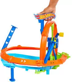 Hot Wheels Stunt Tracks Pętla tor samochod. + auto - tantis.pl
