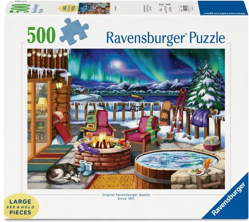 Puzzle 2D: Zorza polarna 500el - tantis.pl