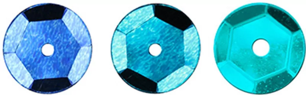 Cekiny 8mm zestaw metaliczny 3 kolory - tantis.pl