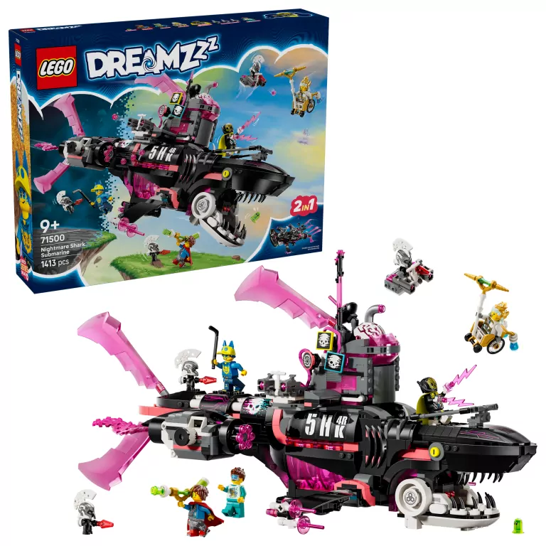 LEGO® DREAMzzz. Koszmarny Rekinokręt podwodny 71500 - tantis.pl