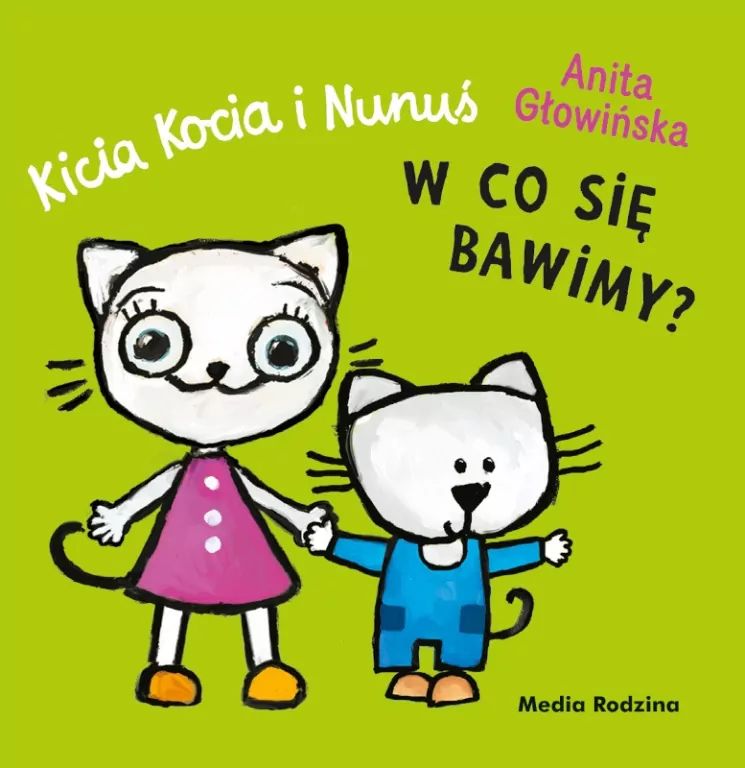 Kicia Kocia i Nunuś. W co się bawimy? Książka harmonijka - tantis.pl